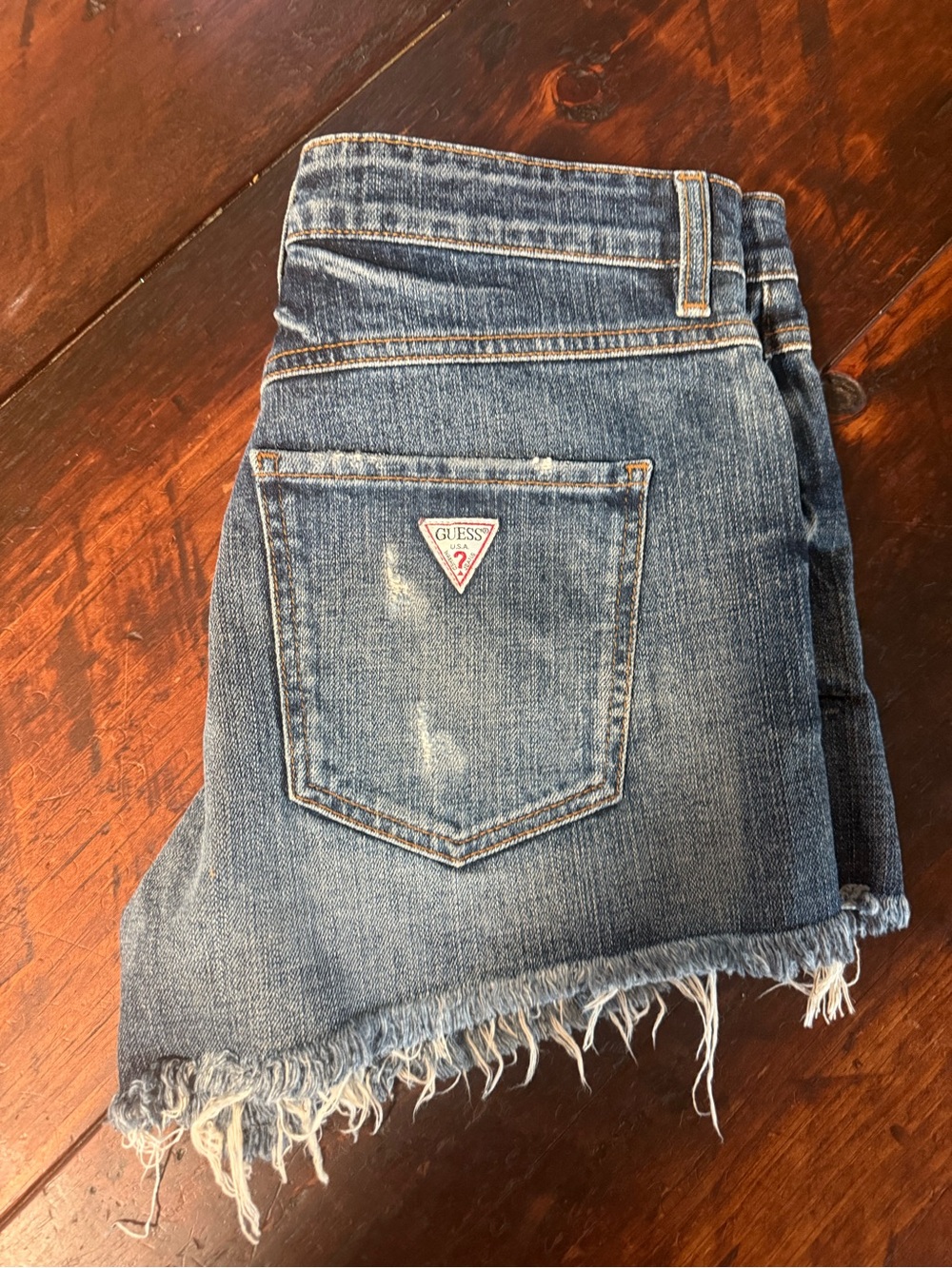 Guess Denim Jeans Waistband with Branded Label - Blue